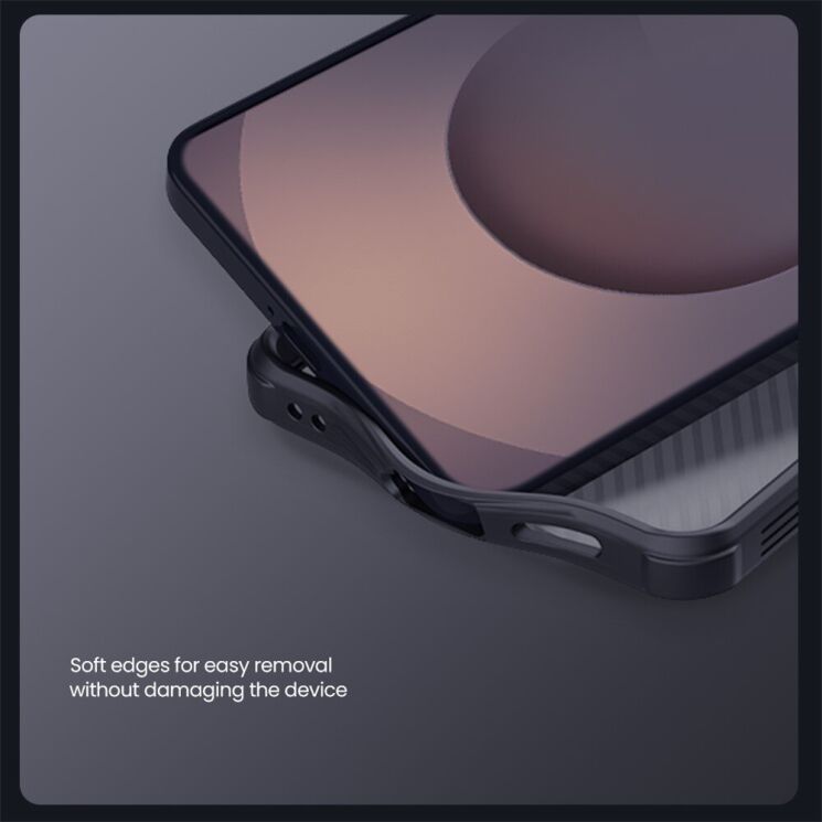 Защитный чехол NILLKIN CamShield Prop Magnetic (Clear Version) для Samsung Galaxy S26 FE - Transparent Black: фото 9 из 15