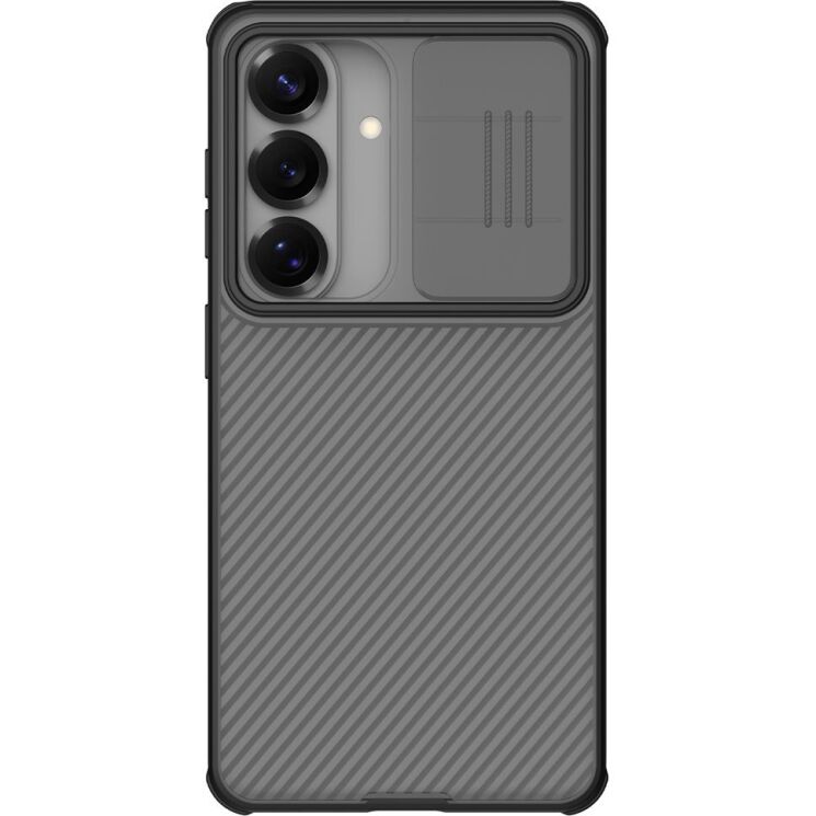 Защитный чехол NILLKIN CamShield Prop Magnetic (Clear Version) для Samsung Galaxy S26 FE - Transparent Black: фото 1 из 15