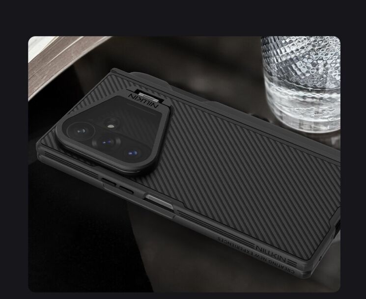 Захисний чохол NILLKIN CamShield Prop Magnetic (S Pen) для Samsung Galaxy Fold 8 Ultra - Black: фото 17 з 19