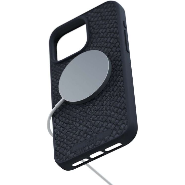 Защитный чехол Njord Salmon Leather MagSafe для Apple iPhone 15 Pro Max NA54SL00 - Black: фото 4 из 17