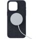 Защитный чехол Njord Salmon Leather MagSafe для Apple iPhone 15 Pro Max NA54SL00 - Black (349607B). Фото 2 из 17