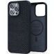 Защитный чехол Njord Salmon Leather MagSafe для Apple iPhone 15 Pro Max NA54SL00 - Black (349607B). Фото 1 из 17