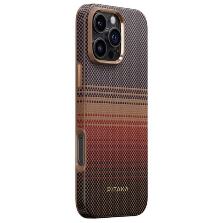 Захисний чохол Pitaka Military-Grade для Apple iPhone 16 Pro (KI1601CPSU) - Sunset: фото 3 з 12