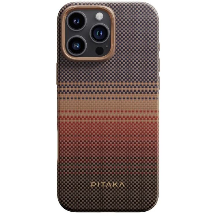 Захисний чохол Pitaka Military-Grade для Apple iPhone 16 Pro (KI1601CPSU) - Sunset: фото 2 з 12