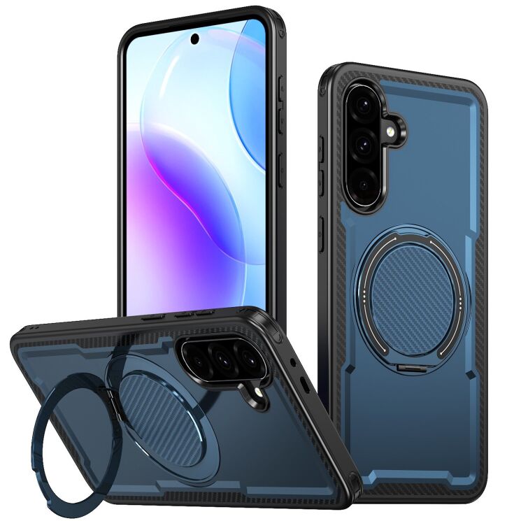 Защитный чехол Reframe Grip MagSafe для Samsung Galaxy A56 (A566) - Blue: фото 1 из 6