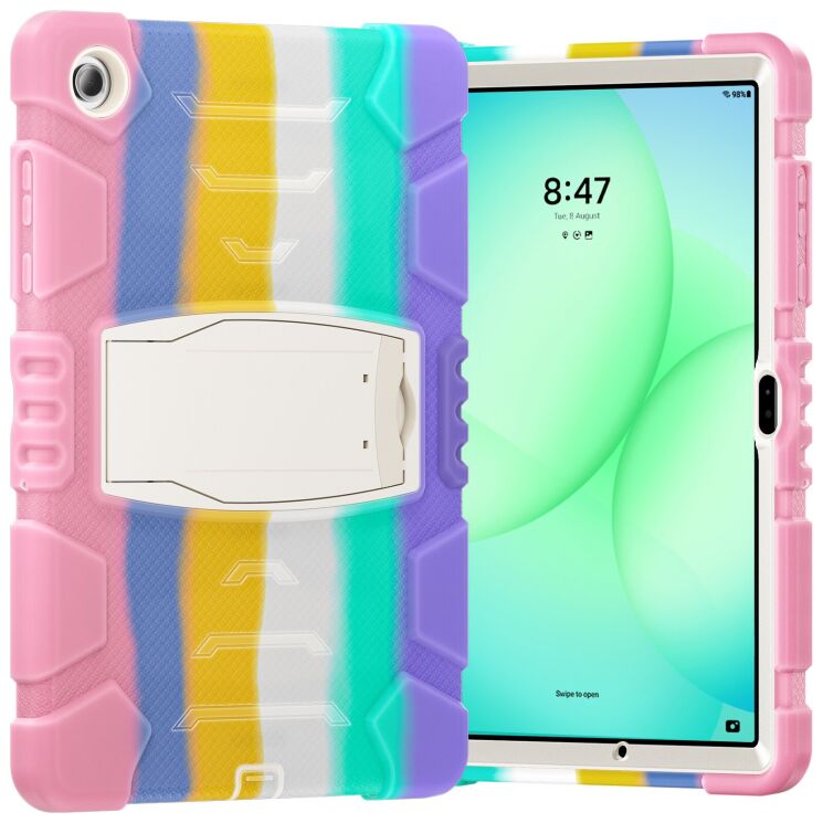 Захисний чохол Reframe Hybrid Armor для Samsung Galaxy Tab A11 Plus (X230/236) - Colorful Pink: фото 2 з 9
