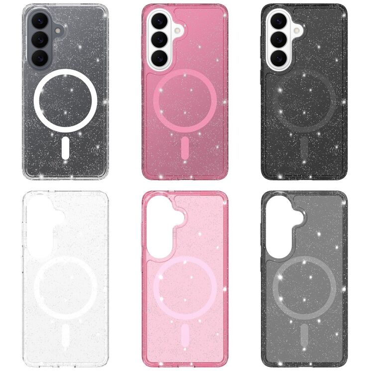 Защитный чехол Reframe Sparkle MagSafe для Samsung Galaxy S26 - Transparent Black (404230H) Защитный чехол Reframe Sparkle MagSafe для Samsung Galaxy S26 - Transparent Black: фото 8 из 8