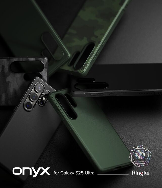 Захисний чохол Ringke Onyx для Samsung Galaxy S25 Ultra (S938) 8800274969179 - Black: фото 2 з 13