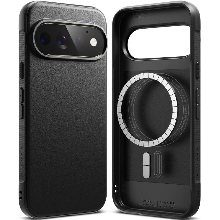 Защитный чехол Ringke Onyx Magnetic (FP) для Google Pixel 11 Pro (8800380461147) - Black: фото 1 из 17