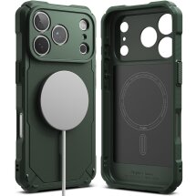 Защитный чехол Ringke Rugged Gear Magnetic для iPhone 17 Pro Max (8800328810624) - Dark Green: фото 1 из 14