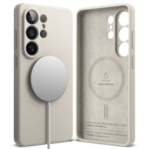 Защитный чехол Ringke Silicone Magnetic для Samsung Galaxy S26 Ultra (S948) 8800328814752 - Stone: фото 1 из 18