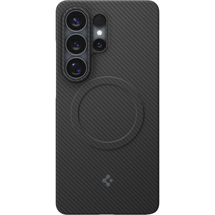 Захисний чохол Spigen AirSkin Aramid (MagFit) для Samsung Galaxy S26 Ultra (S948) ACS11029 - Black: фото 3 з 14