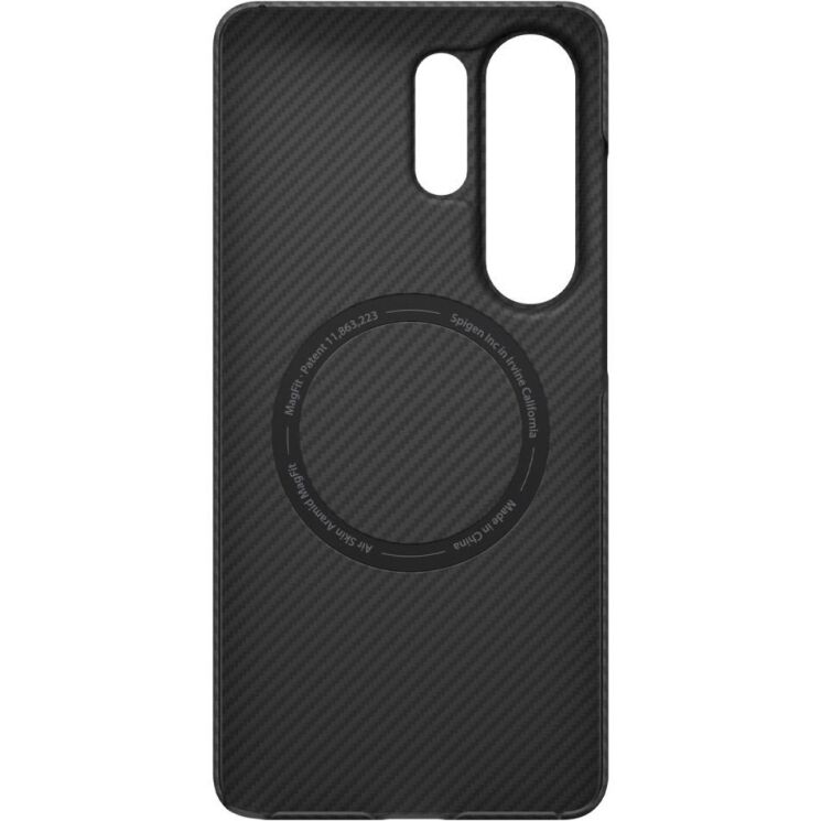Захисний чохол Spigen AirSkin Aramid (MagFit) для Samsung Galaxy S26 Ultra (S948) ACS11029 - Black: фото 5 з 14