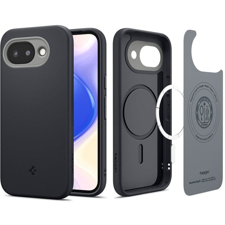 Защитный чехол Spigen Nano Pop (MagFit) для Google Pixel 10a (ACS11287) - Black Sesame: фото 1 из 13