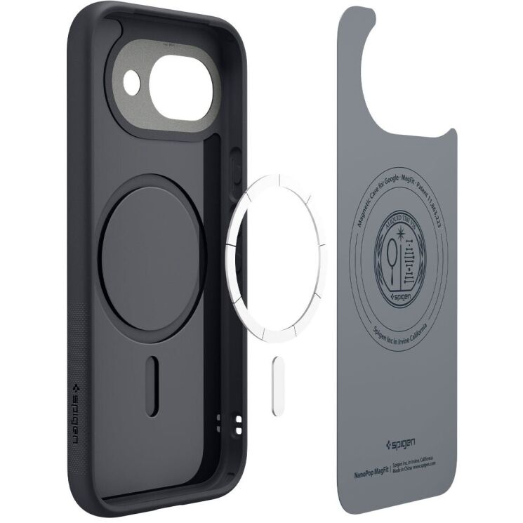 Защитный чехол Spigen Nano Pop (MagFit) для Google Pixel 10a (ACS11287) - Black Sesame: фото 5 из 13