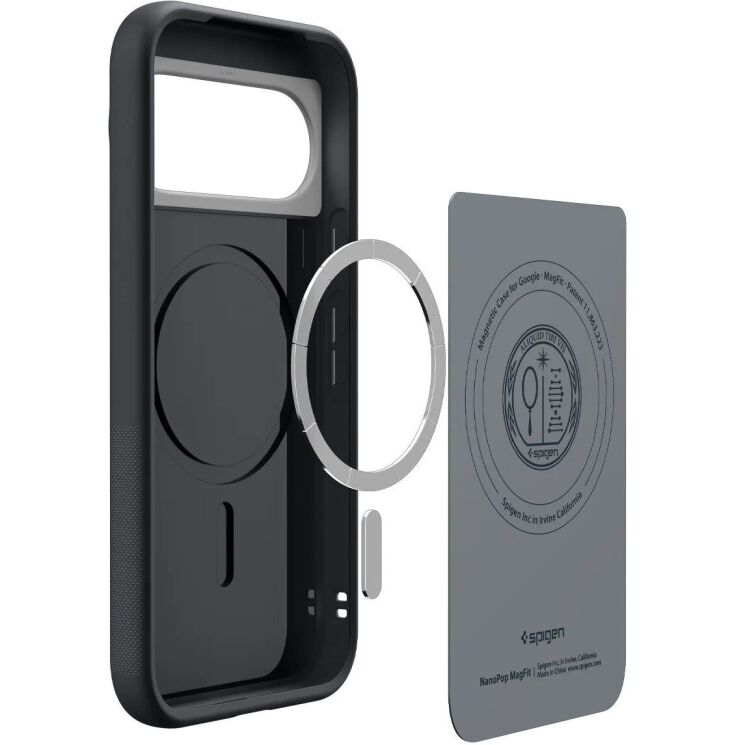 Захисний чохол Spigen Nano Pop (MagFit) для Google Pixel 11 (ACS11445) - Black: фото 5 з 13