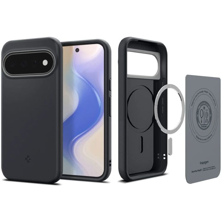 Захисний чохол Spigen Nano Pop (MagFit) для Google Pixel 11 (ACS11445) - Black: фото 1 з 13