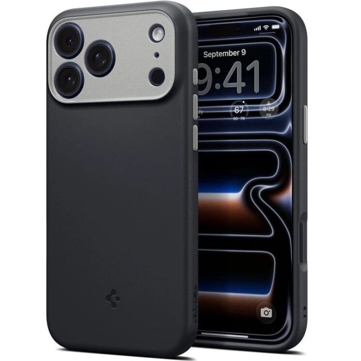 Захисний чохол Spigen Nano Pop (MagFit) для iPhone 18 Pro Max / 17 Pro Max (ACS12142) - Black (440303B) Захисний чохол Spigen Nano Pop (MagFit) для iPhone 18 Pro Max / 17 Pro Max (ACS12142) - Black: фото 2 з 10