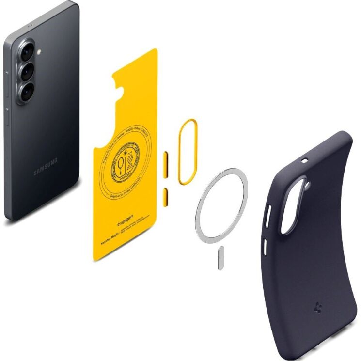 Захисний чохол Spigen Nano Pop (MagFit) для Samsung Galaxy S26 (S942) ACS11065 - Blueberry Navy: фото 5 з 14