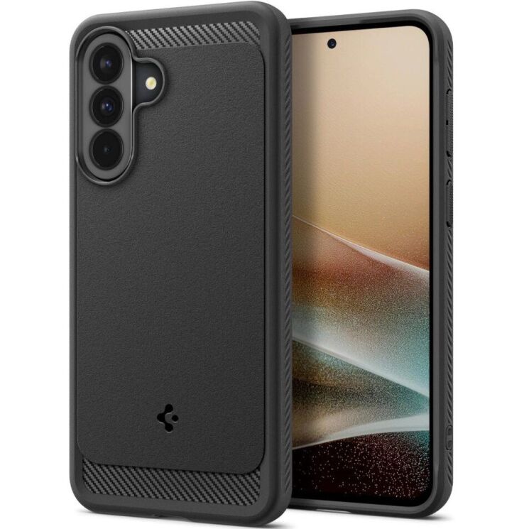 Захисний чохол Spigen Rugged Armor для Samsung Galaxy A37 (A376) ACS09795 - Matte Black (410902B) Захисний чохол Spigen Rugged Armor для Samsung Galaxy A37 (A376) ACS09795 - Matte Black: фото 1 з 17