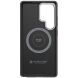 Захисний чохол Spigen (SGP) Enzo Aramid (MagFit) для Samsung Galaxy S25 Ultra (S938) ACS08955 / GP-FPS938PGABW - Black / Silver (379518B). Фото 2 з 7