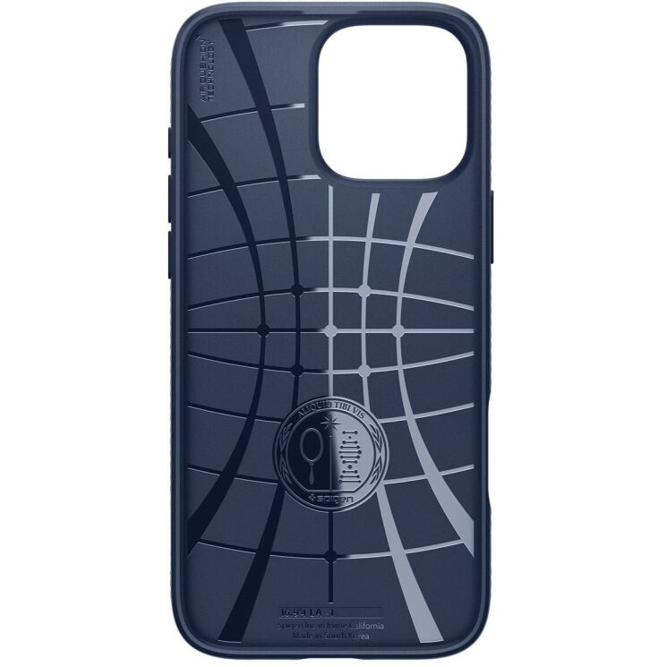 Захисний чохол Spigen (SGP) Liquid Air для Apple iPhone 16 Pro Max (ACS07989) - Navy Blue: фото 8 з 16
