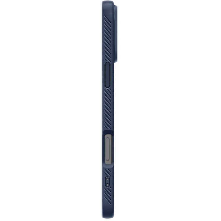 Захисний чохол Spigen (SGP) Liquid Air для Apple iPhone 16 Pro Max (ACS07989) - Navy Blue: фото 9 з 16