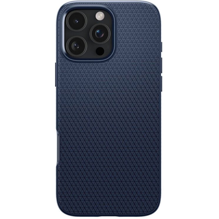 Захисний чохол Spigen (SGP) Liquid Air для Apple iPhone 16 Pro Max (ACS07989) - Navy Blue: фото 2 з 16
