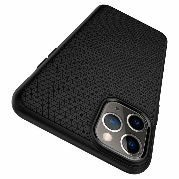 Защитный чехол Spigen (SGP) Liquid Air для iPhone 11 Pro Max - Matte Black: фото 2 из 9