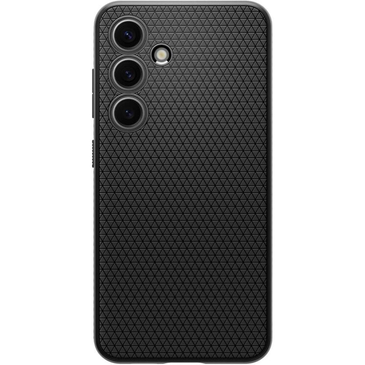 Защитный чехол Spigen (SGP) Liquid Air для Samsung Galaxy S24 Plus (S926) - Matte Black: фото 2 из 18