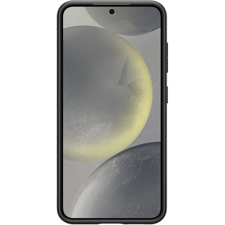 Защитный чехол Spigen (SGP) Liquid Air для Samsung Galaxy S24 Plus (S926) - Matte Black: фото 7 из 18