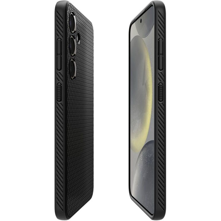 Защитный чехол Spigen (SGP) Liquid Air для Samsung Galaxy S24 Plus (S926) - Matte Black: фото 6 из 18