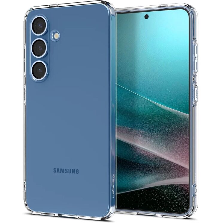 Защитный чехол Spigen (SGP) Liquid Crystal для Samsung Galaxy S25 (S931) ACS08995 - Crystal Clear: фото 1 из 16