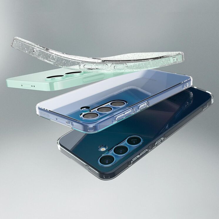 Защитный чехол Spigen (SGP) Liquid Crystal для Samsung Galaxy S25 (S931) ACS08995 - Crystal Clear: фото 15 из 16