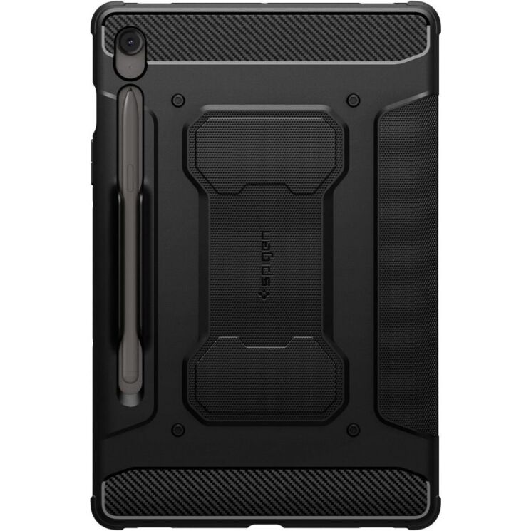 Захисний чохол Spigen (SGP) Rugged Armor Pro для Samsung Galaxy Tab S9 / Tab S9 FE / Tab S10 FE (X710/716/X510/516/X520/526) ACS09380 - Black: фото 3 з 17