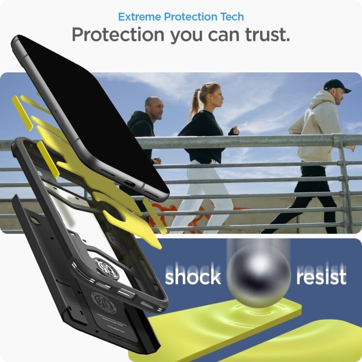 Защитный чехол Spigen (SGP) Tough Armor для Google Pixel 8A - Black: фото 17 из 19