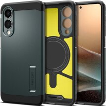 Защитный чехол Spigen (SGP) Tough Armor (MagFit) для Samsung Galaxy S25 Edge (S937) ACS09424 - Abyss Green: фото 1 из 23