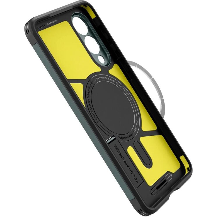 Защитный чехол Spigen (SGP) Tough Armor (MagFit) для Samsung Galaxy S25 Edge (S937) ACS09424 - Abyss Green: фото 7 из 23