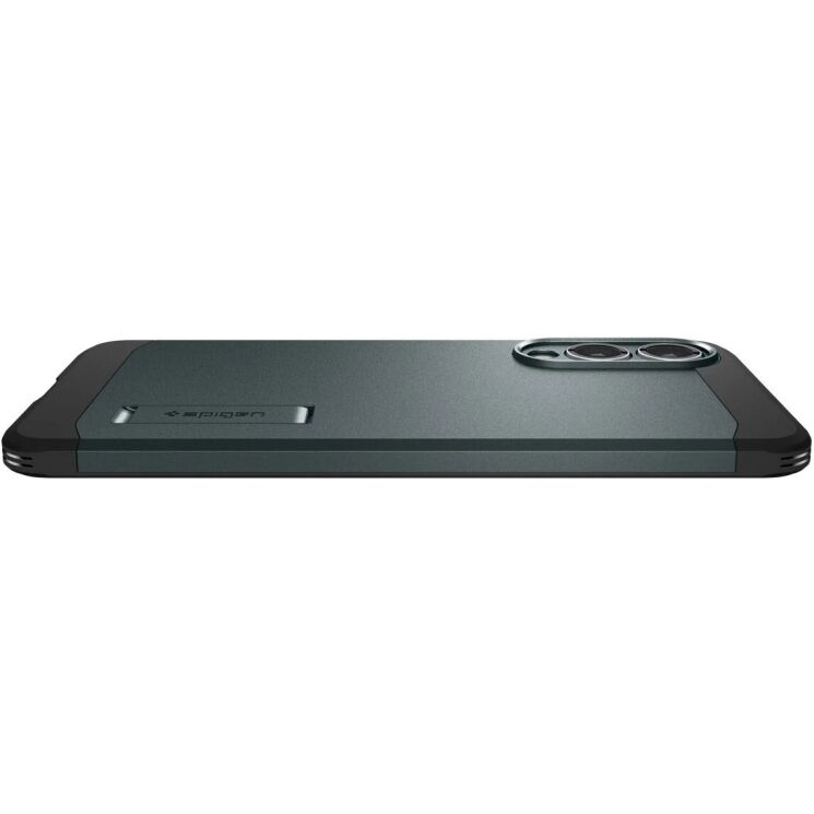 Защитный чехол Spigen (SGP) Tough Armor (MagFit) для Samsung Galaxy S25 Edge (S937) ACS09424 - Abyss Green: фото 10 из 23
