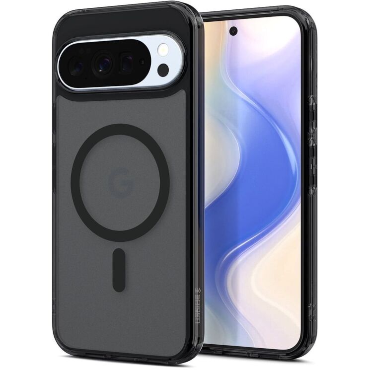 Захисний чохол Spigen (SGP) Ultra Hybrid (MagFit) для Google Pixel 10 Pro XL (ACS09726) - Black: фото 2 з 17