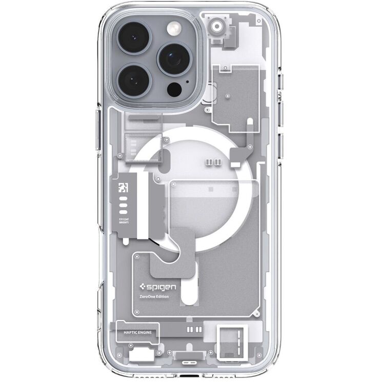 Захисний чохол Spigen (SGP) Ultra Hybrid Zero One (MagFit) для Apple iPhone 16 Pro Max - White: фото 2 з 13