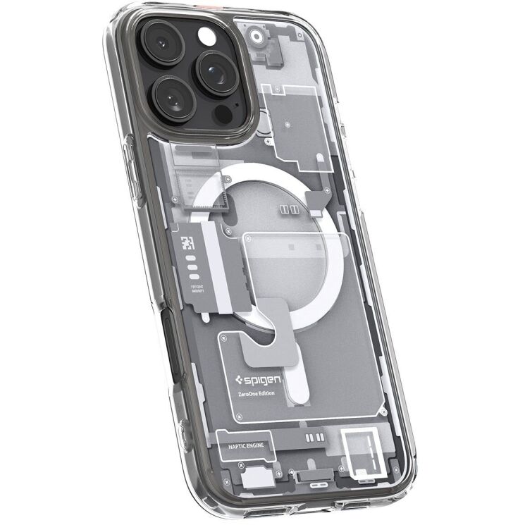 Захисний чохол Spigen (SGP) Ultra Hybrid Zero One (MagFit) для Apple iPhone 16 Pro Max - White: фото 3 з 13