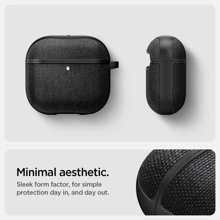 Защитный чехол Spigen (SGP) Urban Fit (FH) для Apple AirPods 4 (ACS08650) - Midnight Green: фото 11 из 15
