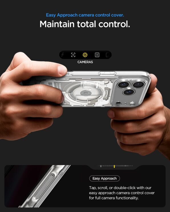 Защитный чехол Spigen Ultra Hybrid Zero One (MagFit) для iPhone 18 Pro Max (ACS12126) - White (440312W) Защитный чехол Spigen Ultra Hybrid Zero One (MagFit) для iPhone 18 Pro Max (ACS12126) - White: фото 12 из 12