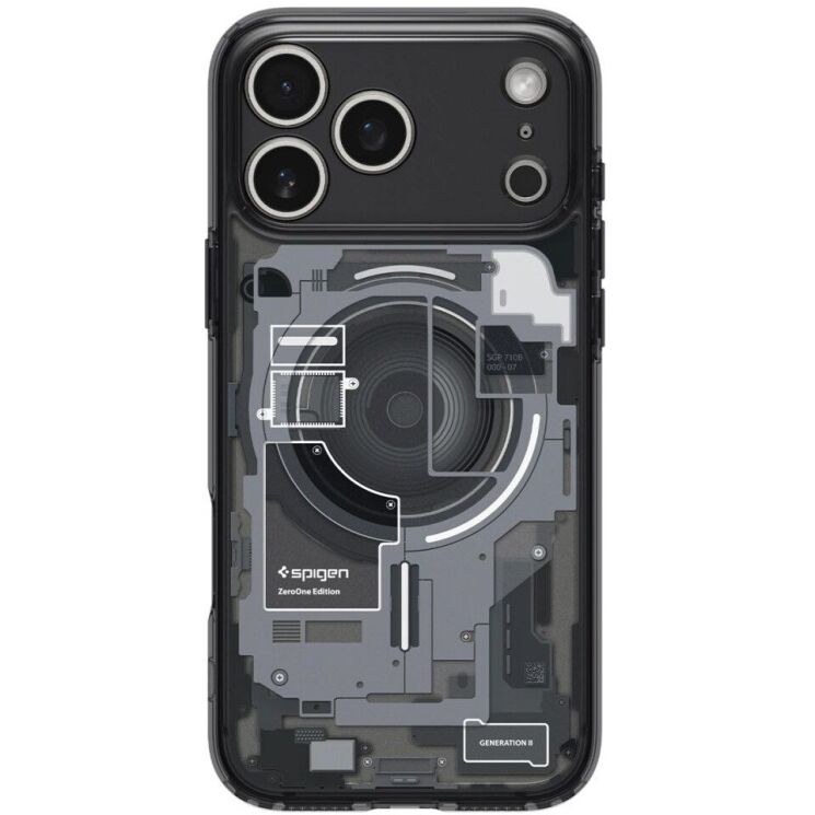 Захисний чохол Spigen Ultra Hybrid Zero One (MagFit) для iPhone 18 Pro Max (ACS12128) - Black (440312B) Захисний чохол Spigen Ultra Hybrid Zero One (MagFit) для iPhone 18 Pro Max (ACS12128) - Black: фото 3 з 12