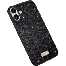 Защитный чехол SULADA Dazzling Glittery для Apple iPhone 16 - Black: фото 1 из 4
