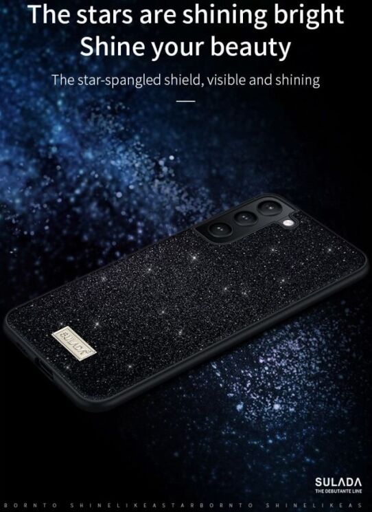 Захисний чохол SULADA Dazzling Glittery для Samsung Galaxy S25 Ultra (S938) - Black: фото 2 з 7