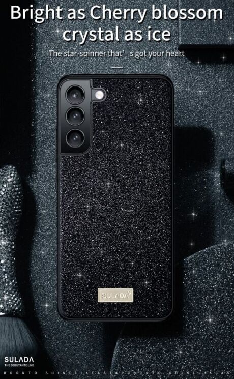 Захисний чохол SULADA Dazzling Glittery для Samsung Galaxy S25 Ultra (S938) - Black: фото 7 з 7
