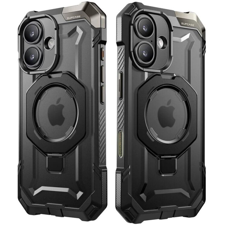 Защитный чехол Supcase UB Grip MagSafe для Apple iPhone 16 (843439150317) - Black: фото 2 из 11