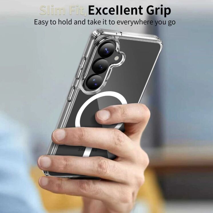 Захисний чохол Tech-Protect FlexAir Hybrid MagSafe для Samsung Galaxy A56 (A566) / A37 (A376) / A36 (A366) - Clear: фото 7 з 9